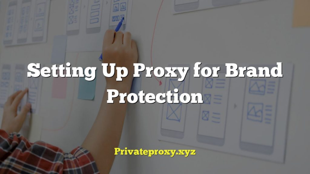 Setting Up Proxy for Brand Protection