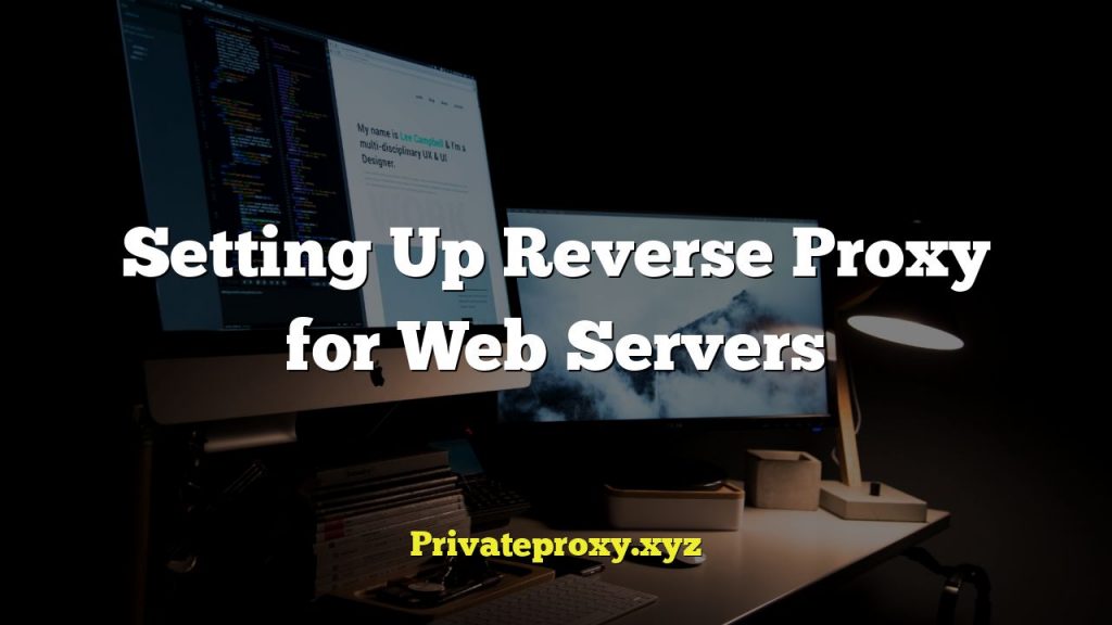 Setting Up Reverse Proxy for Web Servers
